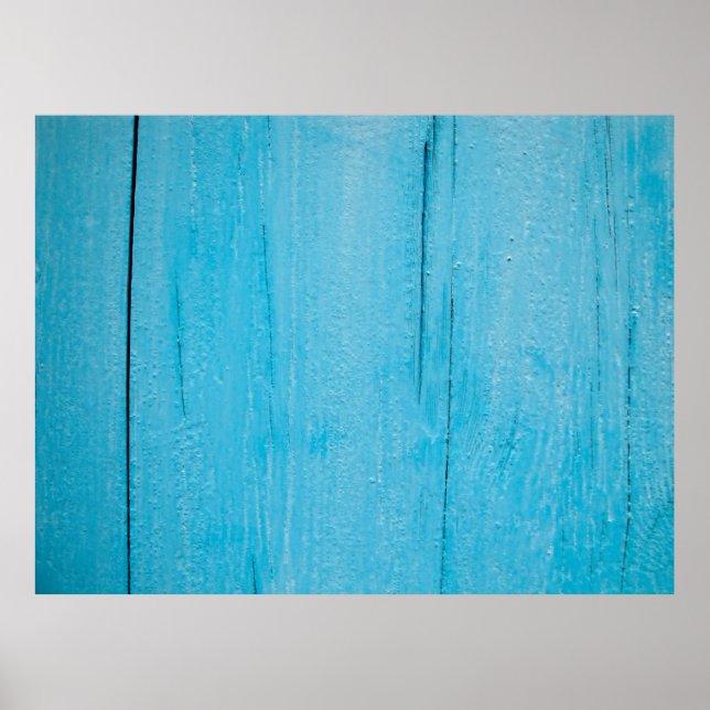Background texture wood blue poster (Front)