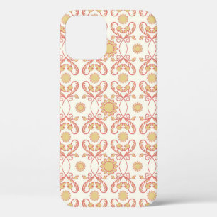 Background vintage flower. Seamless floral pattern iPhone 12 Case