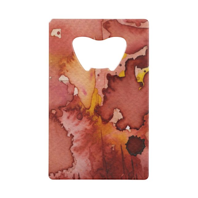 background watercolor 3 credit card bottle opener (Front)