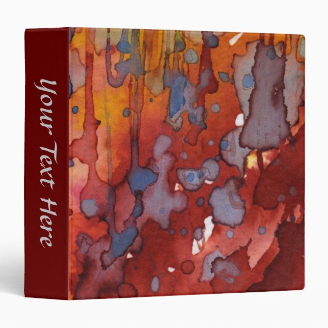 background watercolor 7 binder (Front/Spine)