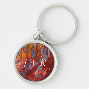 background watercolor 7 keychain