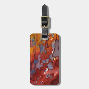 background watercolor 7 luggage tag