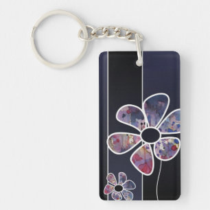 background watercolor keychain