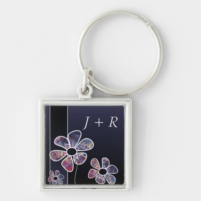 background watercolor keychain (Front)