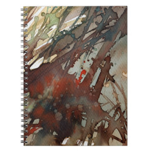 background watercolor notebook