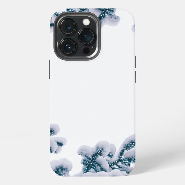 Background. Winter landscape iPhone Case (Back)