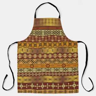 Background with African ethnic motifs Apron