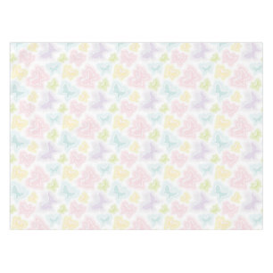 Background with butterflies in watercolor tablecloth