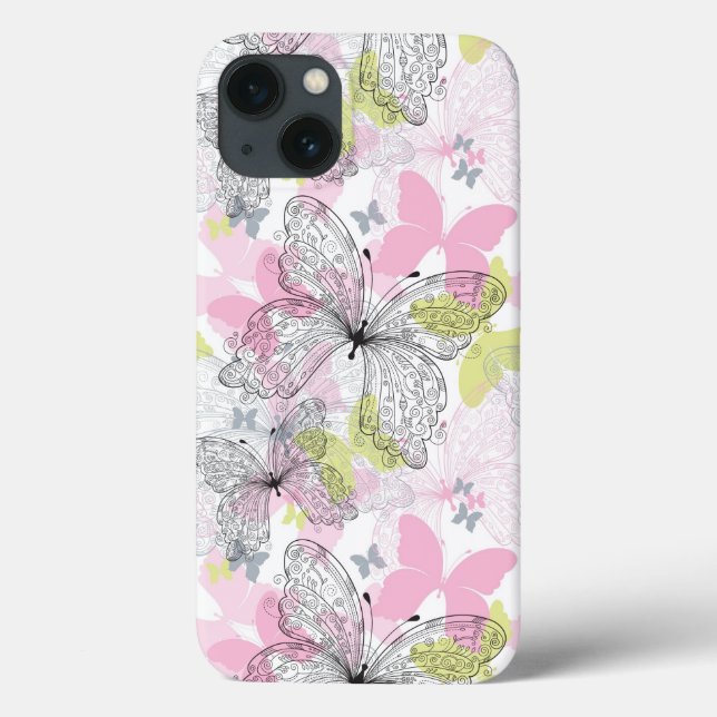 Background with butterfly Case-Mate iPhone case (Back)