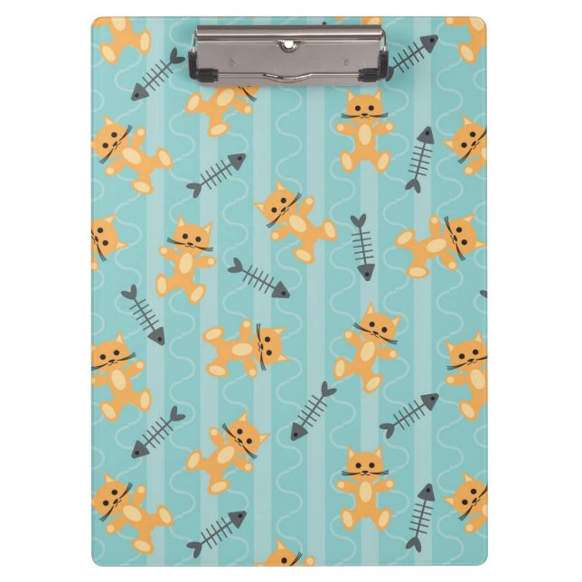 background with cats clipboard (Front)
