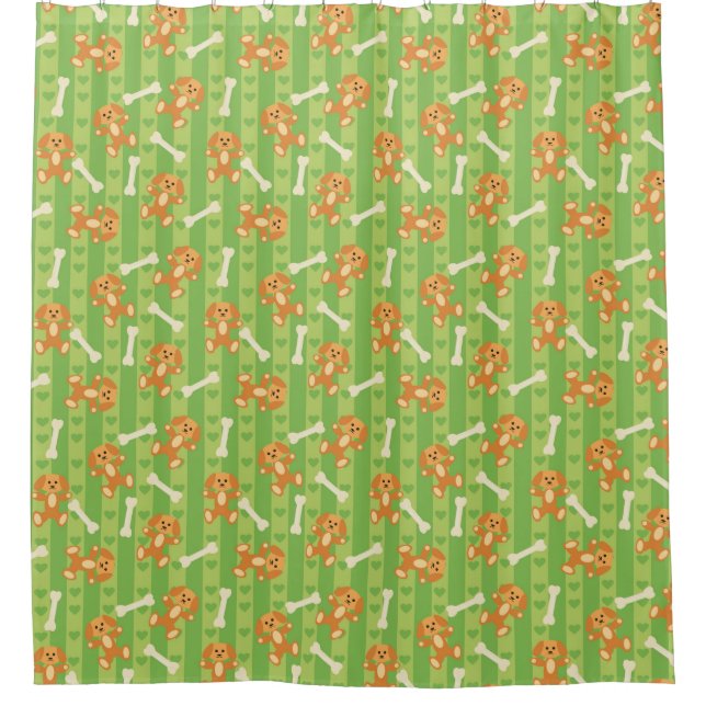 background with dogs and bones (Front)