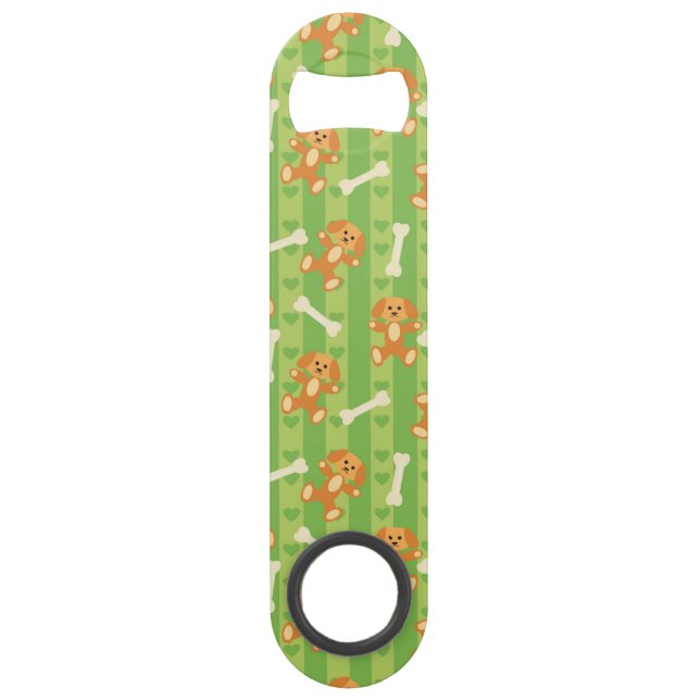 background with dogs and bones bar key (Front)