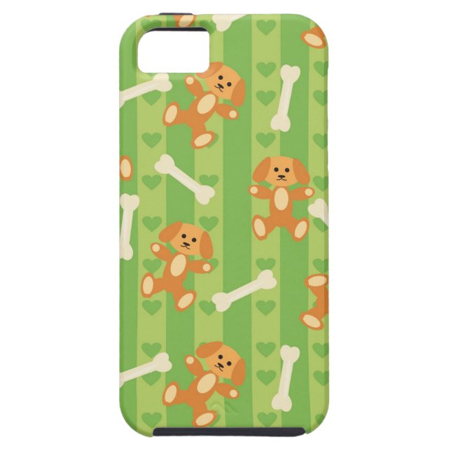 background with dogs and bones Case-Mate iPhone case (Back)
