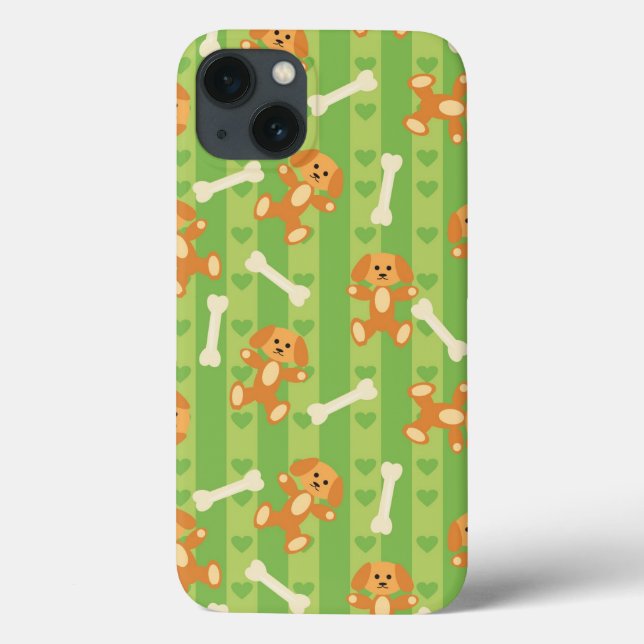 background with dogs and bones Case-Mate iPhone case (Back)