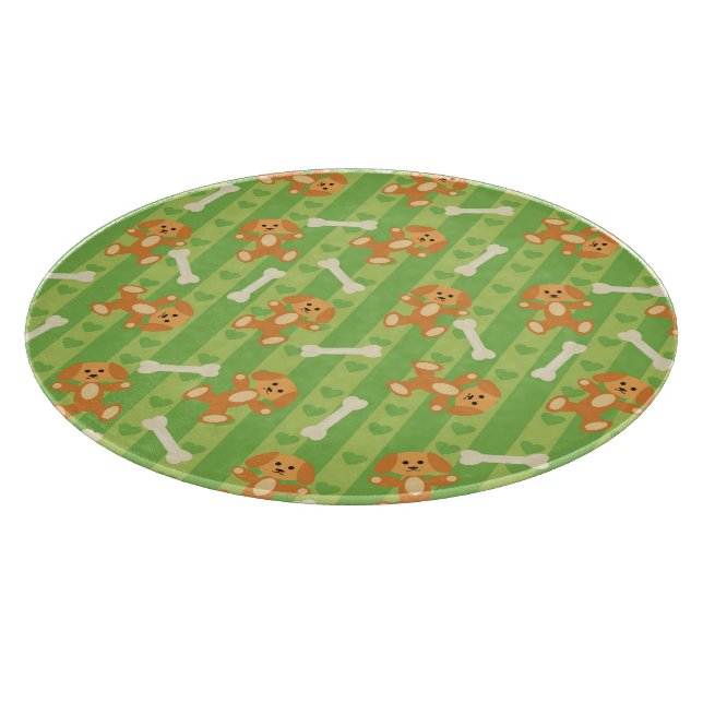 background with dogs and bones cutting board (Corner)