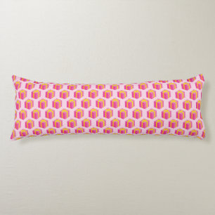 Background with gifts body pillow