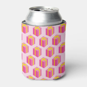 Background with gifts can cooler