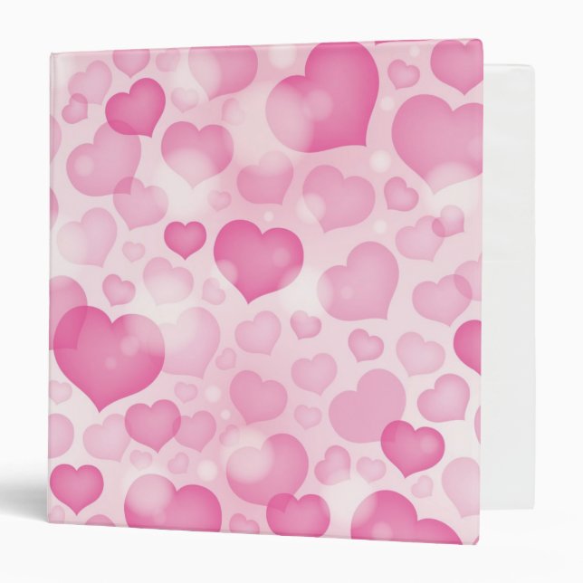 Background with Hearts Binder (Front/Inside)