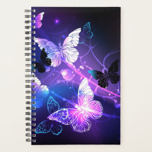 Background with Night Butterflies Planner