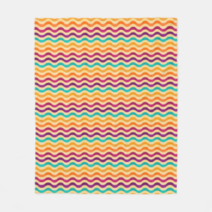Background with stripes in retro 2 fleece blanket