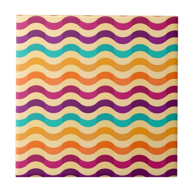 Background with stripes in retro 2 tile (Front)