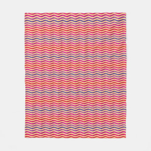 Background with stripes in retro 3 fleece blanket