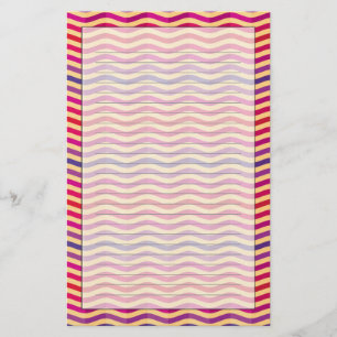 Background with stripes in retro 3 stationery