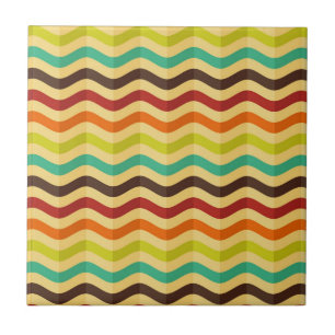 Background with stripes in retro 4 tile