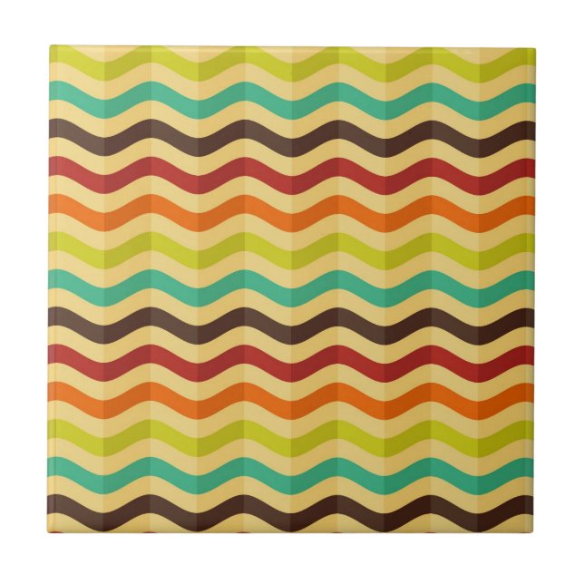 Background with stripes in retro 4 tile (Front)