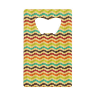 Background with stripes in retro 4 wallet bottle opener