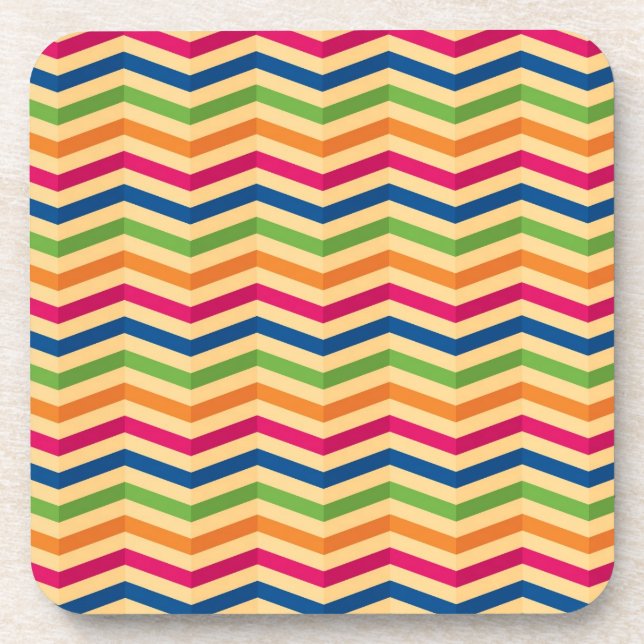 Background with stripes in retro coaster (Front)