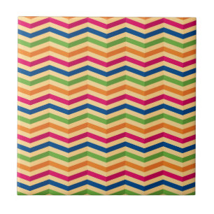 Background with stripes in retro tile