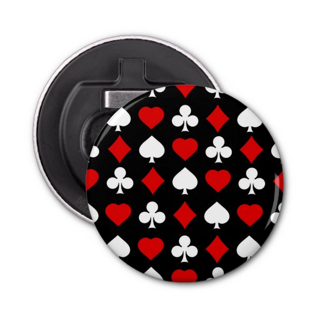 Background with suits bottle opener (Front)