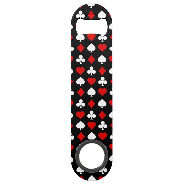 Background with suits speed bottle opener (Front)