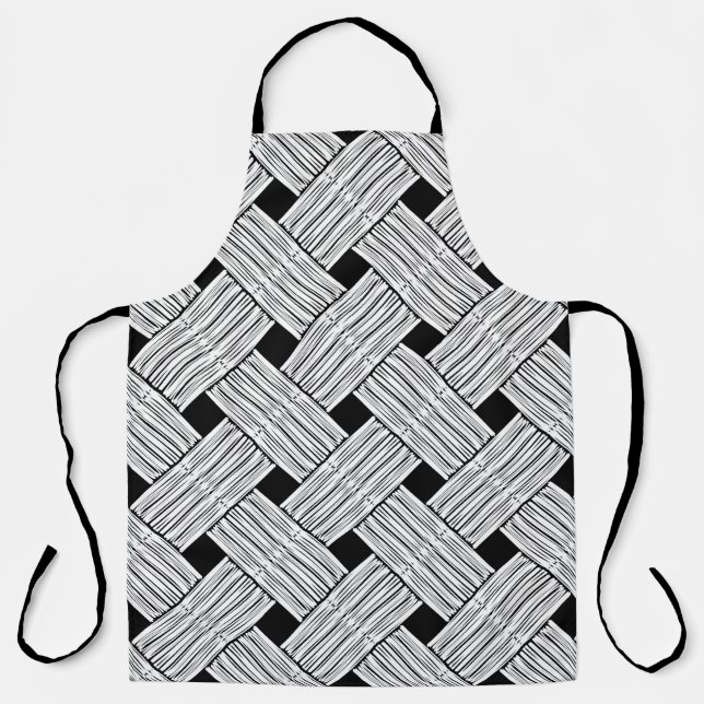 Background with vintage traditional seamless patte apron (Front)