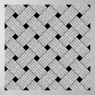 Background with vintage traditional seamless patte poster