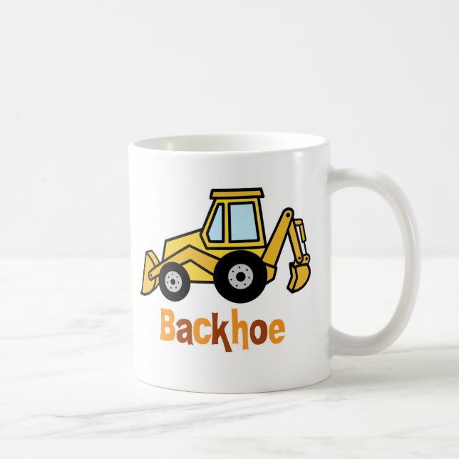 Backhoe Coffee Mug (Right)