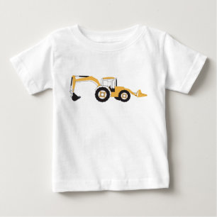 Backhoe Construction Truck Baby T-Shirt