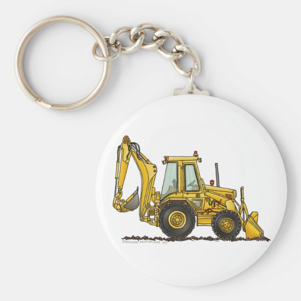 Construction Keychains & Key Rings Zazzle CA