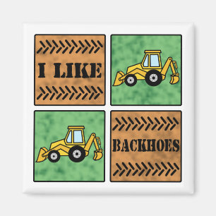 Backhoe Magnet