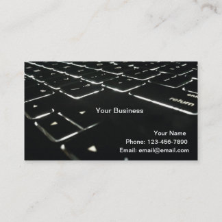 Backlit Business Card