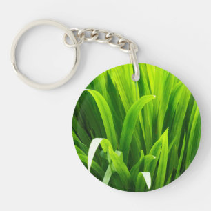Backlit Leaves in Garden Keychain
