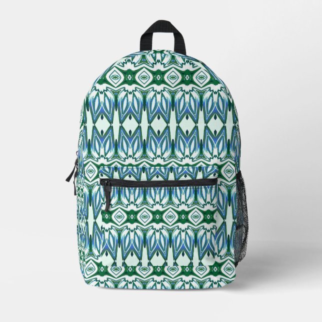 Backpack, An elegant colourful seamless design  Pr Printed Backpack (Front)