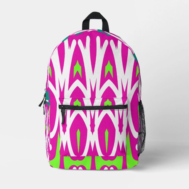 Backpack, An elegant colourful seamless design  Pr Printed Backpack (Front)