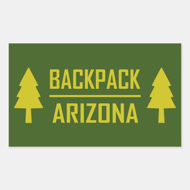 Backpack Arizona Sticker (Front)