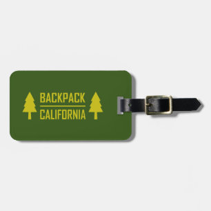 Backpack California Luggage Tag