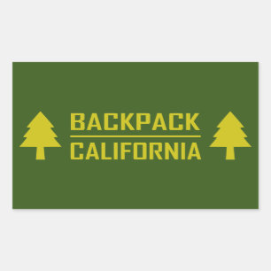 Backpack California Sticker