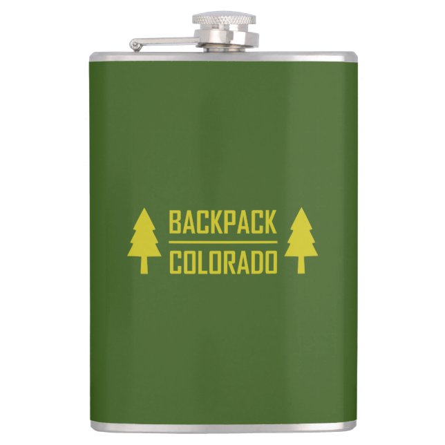 Backpack Colorado Hip Flask (Front)