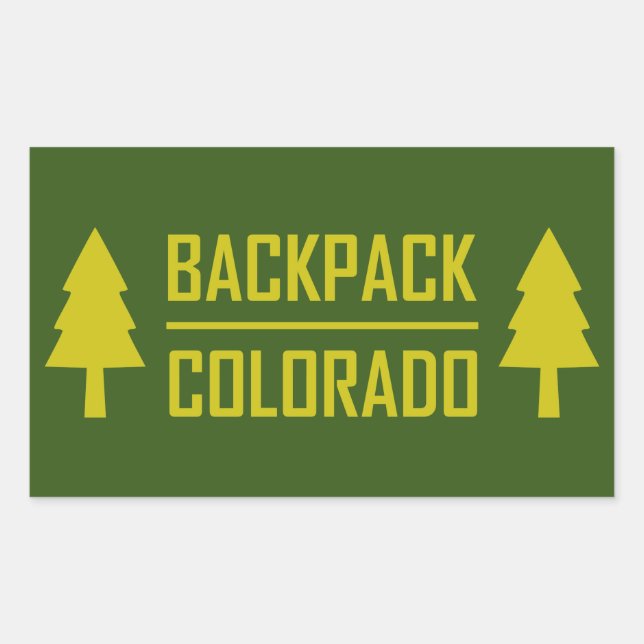 Backpack Colorado Sticker (Front)