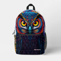 Backpack “Electric Dream Owl” – Night Vision Act.